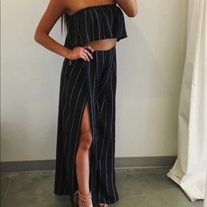 Black & White Striped Set